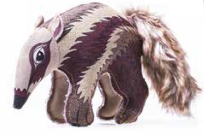 Picture of Plush Ant Eater Dog Toy with squeaker